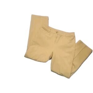 ST John Pants Womens 6 Yellow Chino Casual Preppy